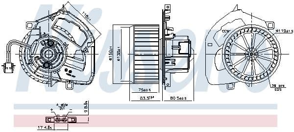 Interior Blower 87878