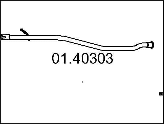 Exhaust Pipe 01.40303