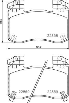 Brake Pad Set, disc brake PRIME LINE P30113 - image 3