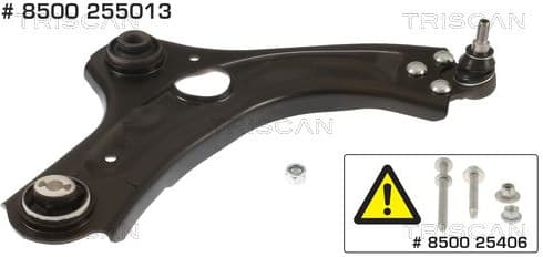 Control/Trailing Arm, wheel suspension 8500 255013