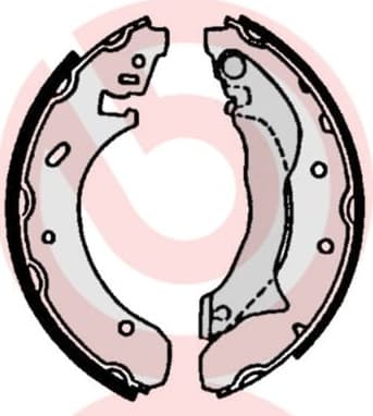 Brake Shoe Set ESSENTIAL LINE S24524 - image 3