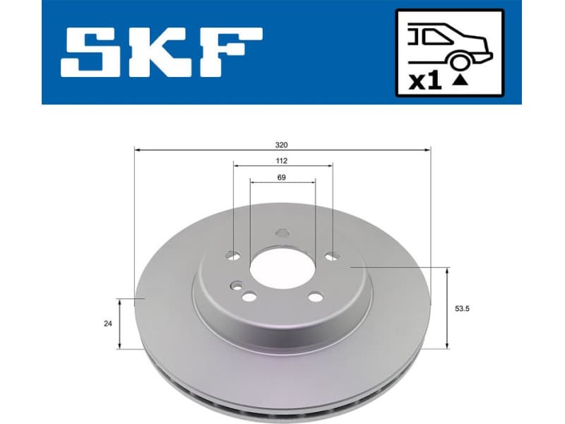 Brake Disc VKBD 91332 V1 - image 2