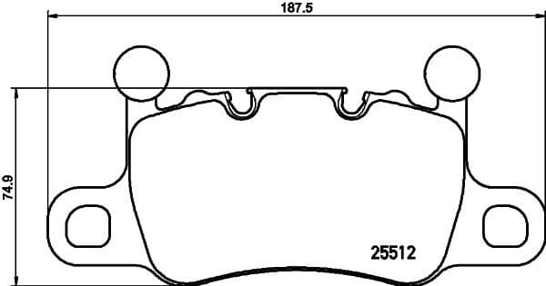 Brake Pad Set, disc brake PRIME LINE P65038 - image 3