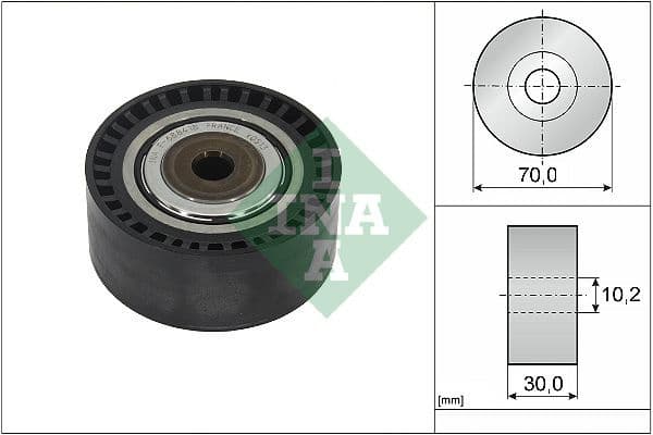 Deflection/Guide Pulley, V-ribbed belt 532 1146 10