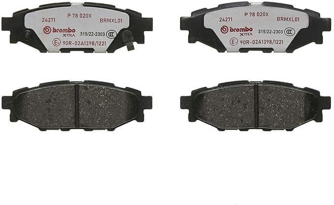 Brake Pad Set, disc brake XTRA LINE P 78 020X - image 2