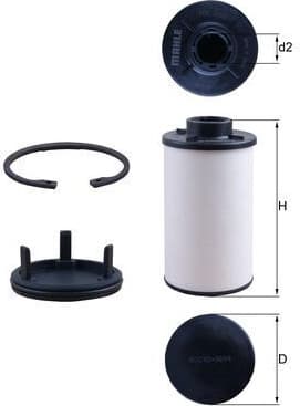 Hydraulic Filter, automatic transmission HX 286 KIT