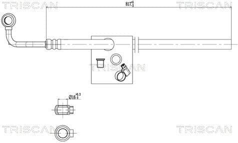 Hydraulic Hose, steering 8516 29068