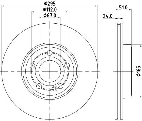 Brake Disc PRO High Carbon 8DD 355 133-381 - image 4