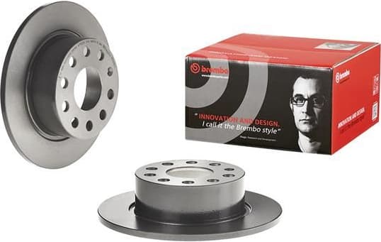 Brake discs kit rear, (2pcs), Top Quality 08.D616.11 - image 4