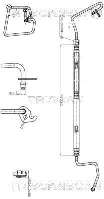 Hydraulic Hose, steering 8516 16030