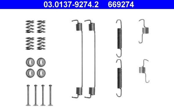 Accessory Kit, brake shoes 03.0137-9274.2 - image 2
