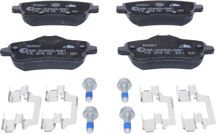 Brake Pad Set, disc brake 13.0460-2607.2 - image 2