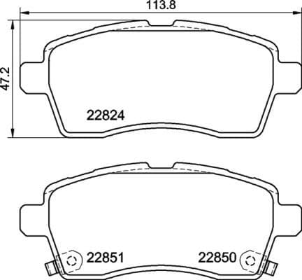 Brake Pad Set, disc brake PRIME LINE P79037 - image 3