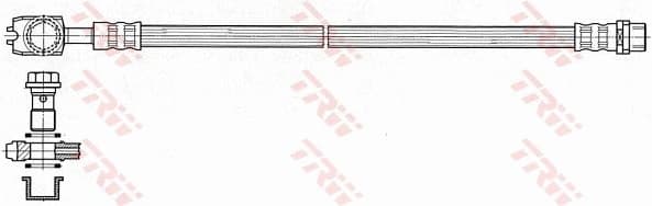 Brake Hose PHD484