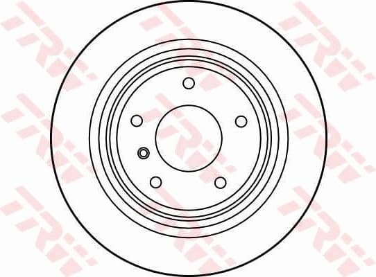 Brake discs kit rear, (2pcs), Top Quality DF2783 - image 2