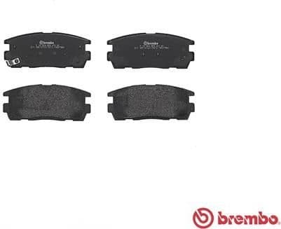 Brake pads rear, Top Quality P10004 - image 2