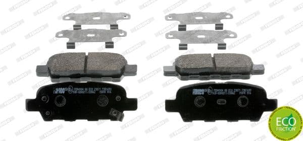 Brake pads rear, Top Quality FDB1693