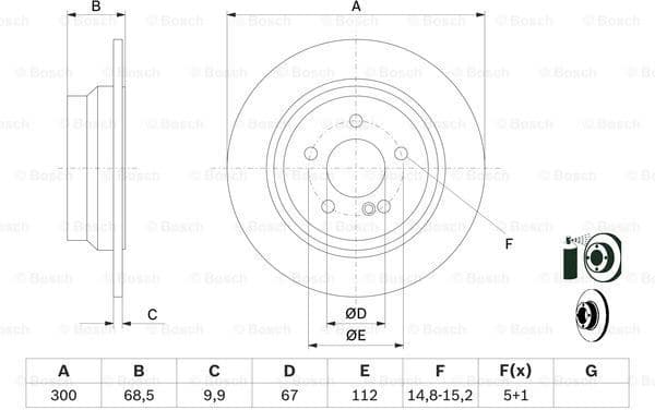 Brake Disc 0986479041 - image 5