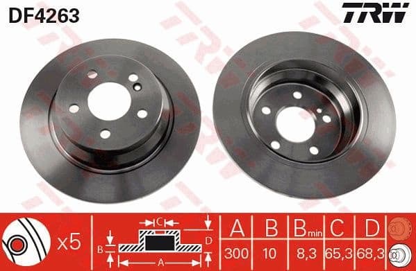 Brake Disc DF4263