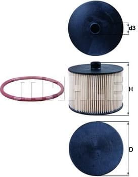 Filter diesel fuel KX201D