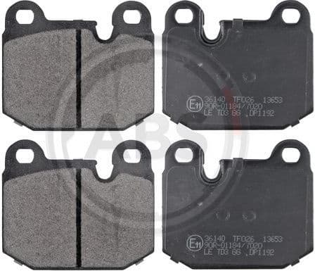 Brake Pad Set, disc brake A.B.S. 36140