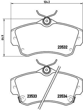 Brake Pad Set, disc brake PRIME LINE P11012