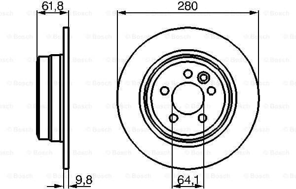 Brake Disc 0986478837