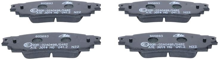 Brake Pad Set, disc brake 13.0460-5693.2 - image 3