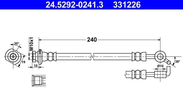 Brake Hose 24.5292-0241.3 - image 3
