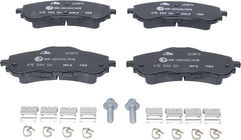 Brake Pad Set, disc brake ATE Ceramic 13.0470-3870.2 - image 3