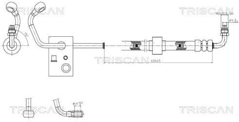 Hydraulic Hose, steering 8516 23008