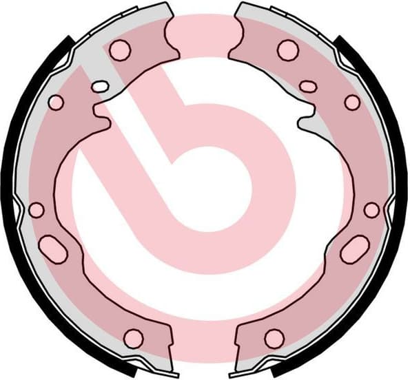 Brake Shoe Set, parking brake ESSENTIAL LINE S34509 - image 2