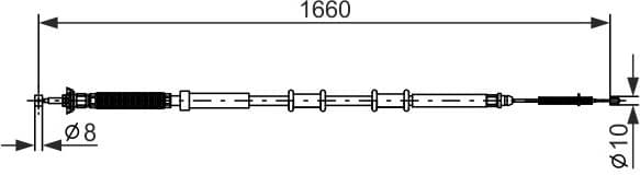 Cable Pull, parking brake 1987477973 - image 2