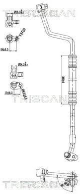 High/Low-pressure Line, air conditioning 9010 11005
