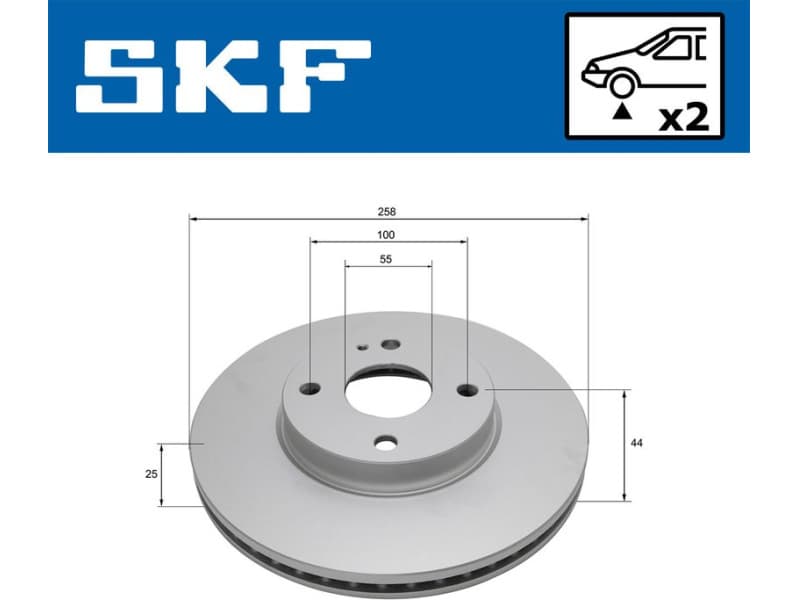 Brake Disc VKBD 81134 V2 - image 2