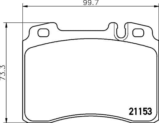 Brake Pad Set, disc brake 8DB 355 007-471 - image 2