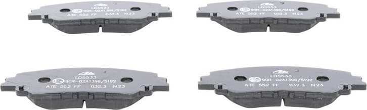 Brake Pad Set, disc brake ATE Ceramic 13-0470-5533-2 - image 2