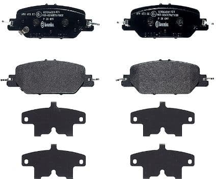 Brake Pad Set, disc brake PRIME LINE P28097 - image 4