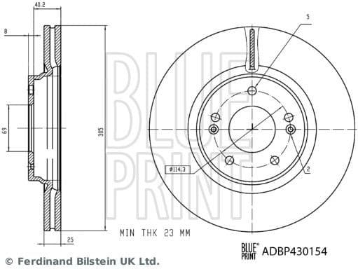 Brake Disc ADBP430154 - image 3