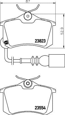 Brake Pad Set, disc brake 8DB 355 010-781 - image 4
