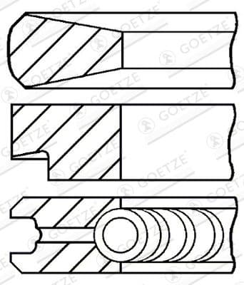 Piston Ring Set 08-244500-00