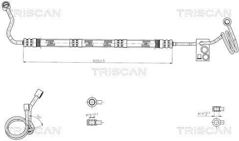 Hydraulic Hose, steering 8516 29048