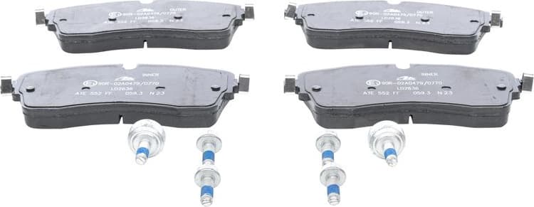 Brake Pad Set, disc brake ATE Ceramic 13.0470-2636.2 - image 2