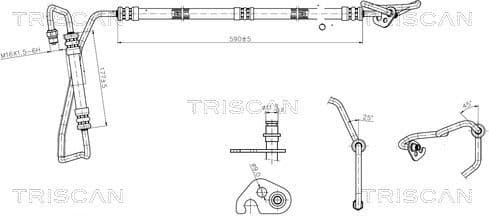 Hydraulic Hose, steering 8516 16014