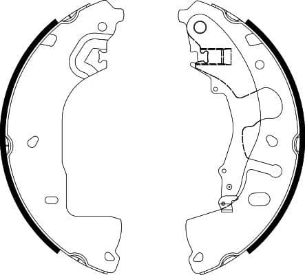 Brake Shoe Set 91088600