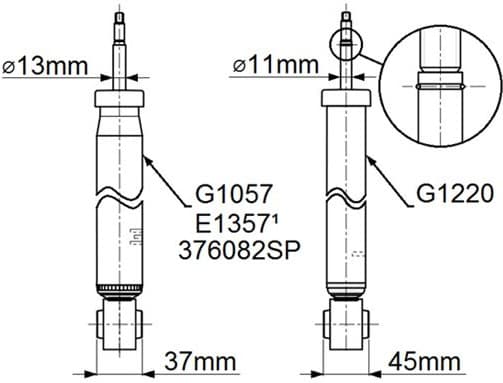 Shock absorber rear G1057 - image 5