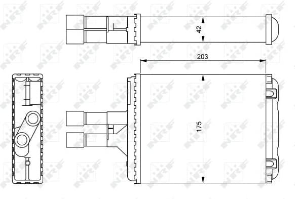 Heat Exchanger, interior heating 54242