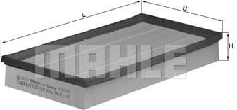 Filter air LX684 - image 2