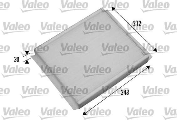 Filter, cabin air VALEO ESSENTIAL 698876