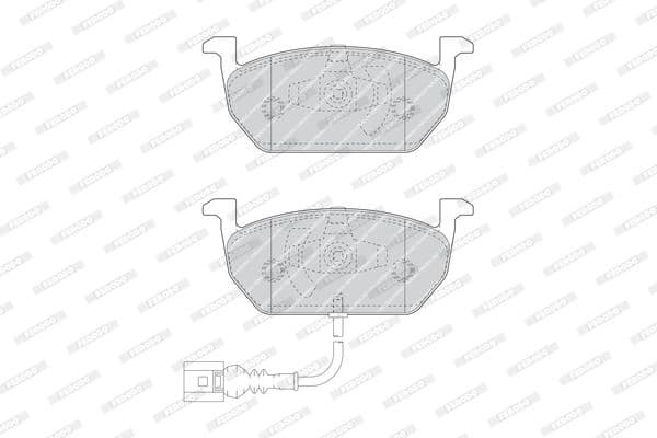 Brake pads front, Top Quality FDB4454 - image 2